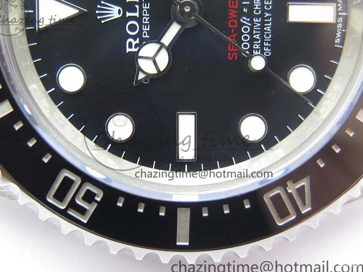 MiroTime 0130 Upgraded Sea-Dweller 2017 Baselworld 126600 Noob 1:1 Best Edition 904L Steel Black Dial on SS Bracelet A3235 Clone V 3209